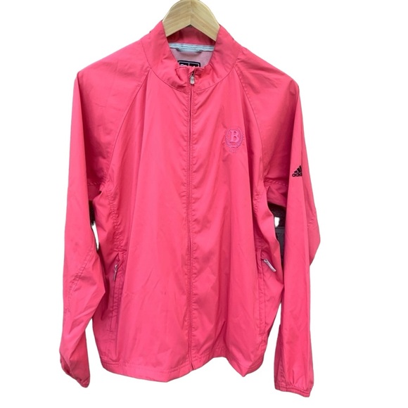 Adidas Coral Clima Proof Lightweight Full Zip Jacket Women Size Large - Picture 1 of 10